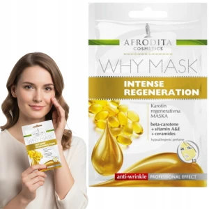 Maseczka do twarzy odżywcza w saszetce regenerująca Afrodita Why Mask 12ml
