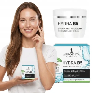 Krem do twarzy odżywczy ANTI-AGE do skóry suchej normalnej Afrodita 50ml