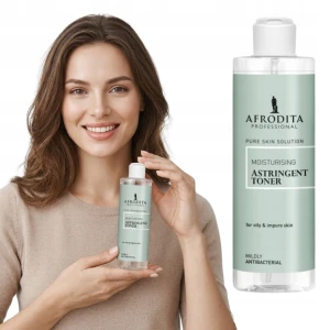 Tonik do twarzy Cery tłustej Afrodita ściągający Pure Skin Solution 190ml