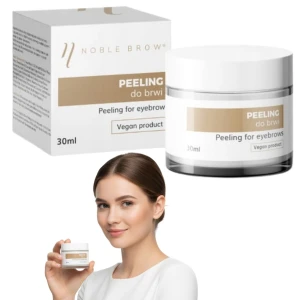 Peeling do brwi oczyszczający Noble Lashes 30ml