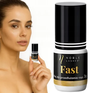 Mocny klej do przedłużania rzęs Noble Lashes FAST 3g