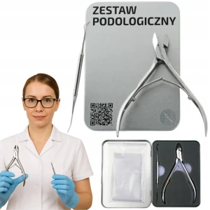 Zestaw podologiczny CĘGI do skracania paznokci aplikator Tamponada PODOLAND