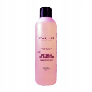 Zmywacz do paznokci bez acetonu 1000ml zapach melon Star Nail