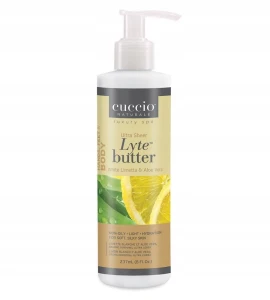 Cuccio Ultra Lekkie masło do ciała Aloes i Limonka