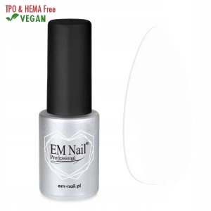 EM Nail Lakier Hybrydowy Premium Perfect White Nr1 Klasyczna Biel TPO-Free