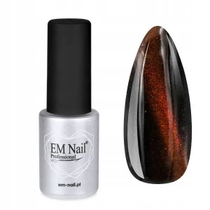 Em-Nail magnetyczny lakier hybrydowy Cat Eye Tiger's Eye nr 1