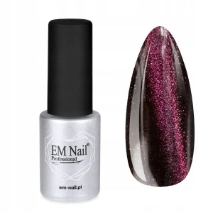 Em-Nail różowy magnetyczny lakier hybrydowy Cat Eye Pink Panter nr 2