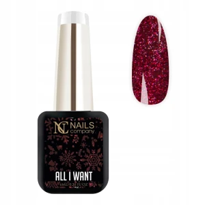 Nails Company bordowy lakier hybrydowy All I Want 6ml