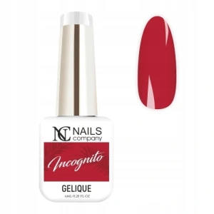 Nails Company czerwony lakier hybrydowy Incognito 6ml