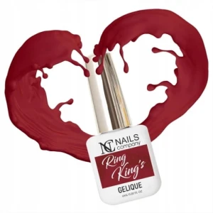 Nails Company bordowy lakier hybrydowy Ring King's 6ml