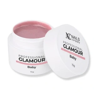 Nails Company żel średniogęsty Glamour Baby 15g z drobinkami