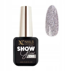 Nails Company Show Glow 130 lakier hybrydowy brokatowy 6ml