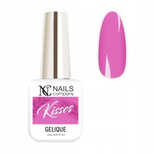 Nails Company różowy lakier hybrydowy Kisses 6ml