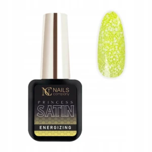 Nails Company żółty lakier hybrydowy Energizing Princess Satin 6ml