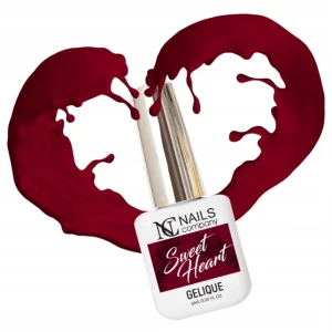 Nails Company bordowy lakier hybrydowy Sweet Heart 6ml