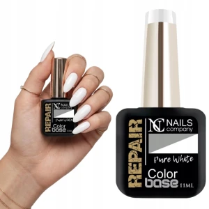 Biała baza hybrydowa półtransparentna Nails Company Pure White 11ml