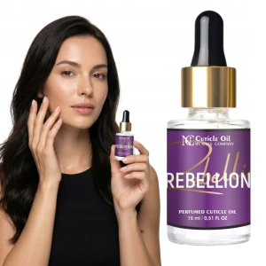 Oliwka do skórek paznokci perfumowana Nails Company z pipetą 15ml Rebellion