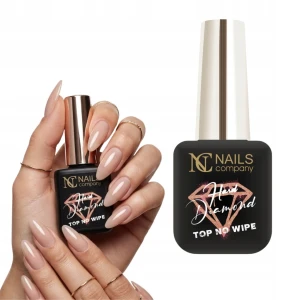 Top no wipe hybrydowy do paznokci bezbarwny Nails Company Hard Diamond 6ml