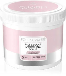 Pharm Foot wygładzający peeling solno-cukrowy do stóp 800g Foot Scraper