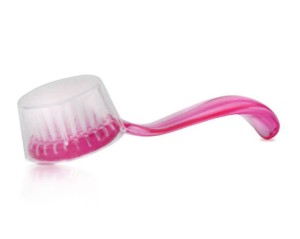 Szczoteczka do pyłu okrągła różowa