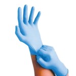 Rękawiczki nitrylowe Niebieskie