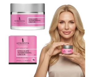 Krem odżywczy do twarzy z Kolagenem ceramidami Afrodita Collagen 50ml