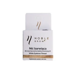 Noble Lashes nić barwiąca do łuków brwiowych BIAŁA