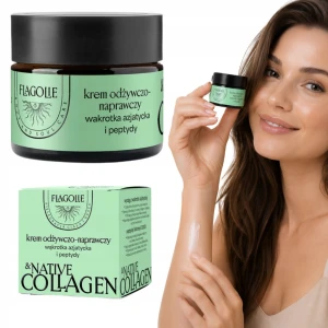 Krem do twarzy odżywczy z kolagenem Naprawczy kolagenowy Flagolie 50ml