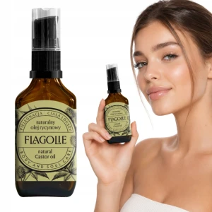 Olej rycynowy nierafinowany Tłoczony na zimno naturalny Flagolie 50ml