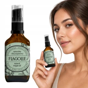 Naturalny olej arganowy Nierafinowany do włosów ciała paznokci Flagolie 10ml