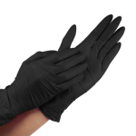 Rękawiczki nitrylowe CZARNE