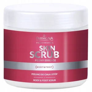 FARMONA kremowy peeling do ciała i stóp PIWONIA 500g