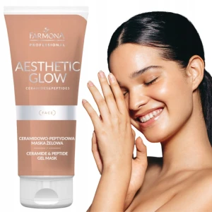 Maska żelowa na twarz ceramidowa peptydowa FARMONA Aesthetic Glow 200ml