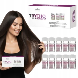 Ampułki do włosów trychologiczne Farmona Trycho Technology wzmacniające 10x5ml