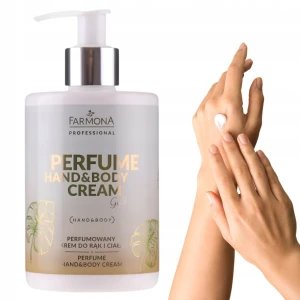Perfumowany krem do rąk ciała Nawilżający ze złotymi drobinkami FARMONA 300ml