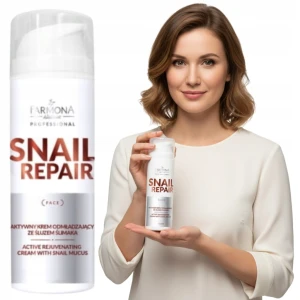 Odmładzający krem do twarzy ze śluzem ślimaka Farmona Snail Repair 150ml