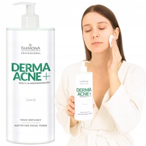 Tonik do twarzy matujący Farmona DERMAACNE do cery skóry tłustej 500ml