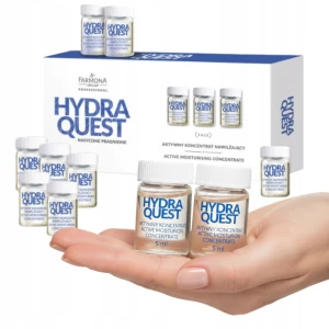 Nawilżające ampułki do twarzy Farmona HYDRA QUEST aktywny koncentrat 10x5ml