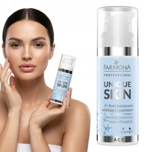 Krem intensywnie nawilżający do twarzy z peptydami Farmona Unique Skin 50ml