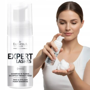 Szampon w piance do mycia Sztucznych rzęs twarzy FARMONA 100ml