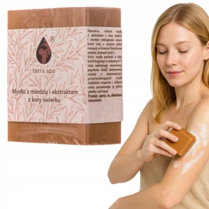 Mydło w kostce z miedzią i ekstraktem z kory świerku Terra Spa 150g
